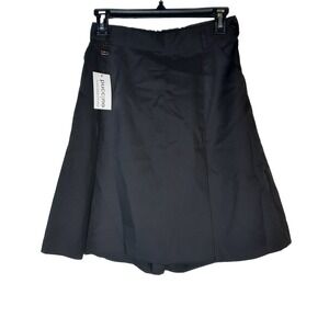 PUCCINO WOMEN'S BLACK GOLF SKORT SIZE 28 STRETCH WAIST POCKETS‎